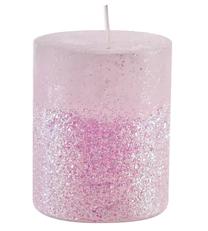 Žvakė, cilindrinė Mondex Rose Glitter, rožinė sp.