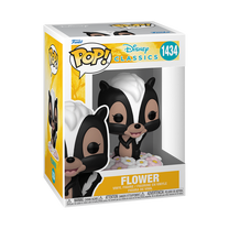 Rotaļlietu figūriņa Funko POP! Bambi Flower 1434, 9 cm, balta krās./melna krās.