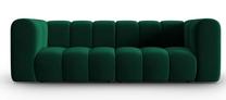 Sofa Micadoni Home Lupine Velvet, žalia sp., 228 x 87 cm x 70 cm