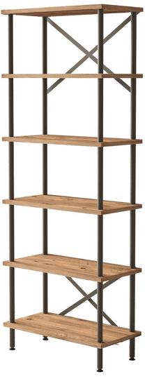 Pastatoma lentyna Kalune Design NB3 A, ruda sp./juoda sp., 158.3 cm x 60 cm x 29.5 cm