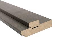 Durvju aploda Cortex, 205 cm x 8 cm x 3.4 cm, ozola krās./pelēka krās.