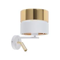 Šviestuvas sieninis TK Lighting Hilton 5361, E27, 1 x 60 W, aukso sp./balta sp. / aukso sp.