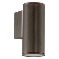 Sieninis lauko šviestuvas Eglo Riga, 3W, GU10, IP44, ruda sp.
