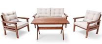 Āra mēbeļu komplekts Kalune Design Milan 311M, sudraba krās./valrieksts krās., 1-5 sēdvietas