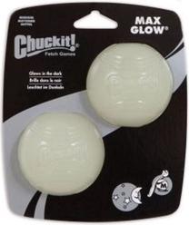 Игрушка для собаки, мячик Chuckit! Max Glow, 6.5 см, Ø 6.5 см, белый цв.