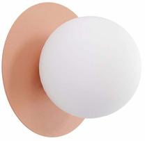 Lampa sienas Emibig Americana K1 1859/K1, G9, 1 x 8 W, balta krās. / oranža krās.