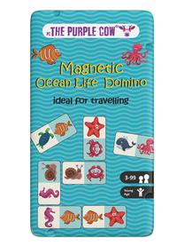 Настольная игра Purple Cow Magnetic Ocean Life Domino 6916, LT LV EE