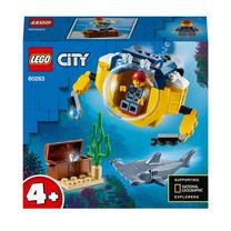 Konstruktorius LEGO City Vandenyno mini povandeninis laivas 60263, 41 vnt.