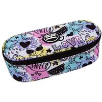 Penālis CoolPack Campus Mood, 23 cm x 10 cm, melna krās./dzeltena krās./rozā krās.