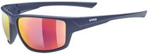 Sporta saulesbrilles Uvex Sportstyle 230, 68 mm, zila krās./sarkana krās./dzeltena krās.