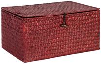 Daiktadėžė su dangčiu Home4you, raudona sp., 30 x 18 x 14 cm