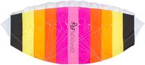 Aitvaras Dragon Fly Parachute Kite Gilavar 140, 140 cm x 54 cm, juoda sp./oranžinė sp./rožinė sp.