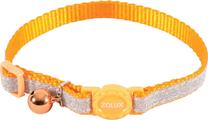 Kačių antkaklis Zolux Shiny 520022ORA, 17 - 30 cm x 10 mm, oranžinė sp.