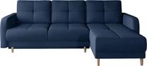 Kampinė sofa Roxi Nube 40, tamsiai mėlyna sp., 165 x 240 cm x 90 cm