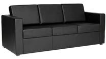 Sofa Chairman, juoda sp., 83 x 192 cm x 80 cm