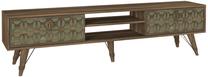 TV galds Kalune Design Valente, valriekstu krās., 180 cm x 29.5 cm x 46.2 cm