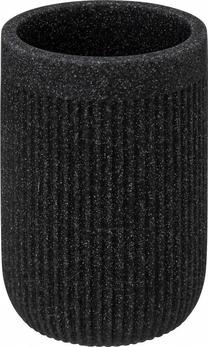 Стакан для зубных щеток 5five Onyx, черный цв., 7 см x 10 см x 7 см