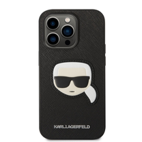 Telefona vāciņš Karl Lagerfeld KLHCP14XSAPKHK, melna krās., Apple