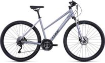 Велосипед гибридный Cube Nature EXC Trapeze, 28 ″, 21" рама, серебристый цв./черный цв.