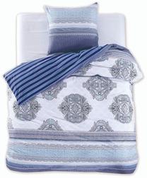 Patalynės užvalkalų komplektas DecoKing, mėlynas/baltas, 155x220 cm