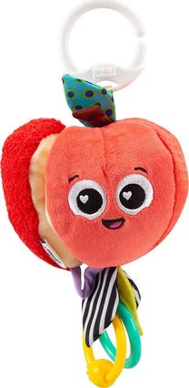 Rotaļlietas ratiem Lamaze Clip & Go Archer The Apple, sarkana krās./rozā krās.
