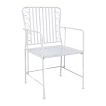 Lauko kėdė Home4you Jasmine 40106, balta sp., 53 cm x 54 cm x 92 cm