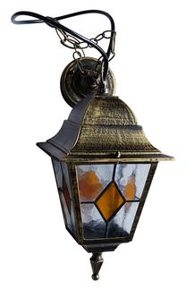 Sieninis lauko šviestuvas HR EL-781HG-BBG, 100W, E27, IP44, bronzos sp./juoda sp., 21 cm x 99 cm