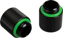 Jungtis BitsPower Touchaqua extension G1/4" on G1/4", 1.5 cm, juoda sp., 2 vnt.