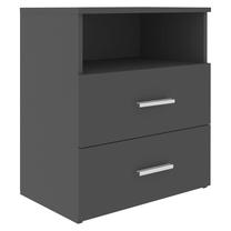 Naktinis staliukas VLX 803276, pilka sp., 60 cm x 50 cm x 32 cm