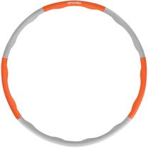 Vingrošanas riņķi Spokey Hula Hoop, 95 cm, 1.1 kg, oranža krās./pelēka krās.