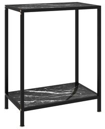 Konsoles galds VLX 322830, melna krās., 60 cm x 35 cm x 75 cm