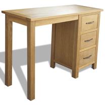 Rakstāmgalds ar atvilktnēm VLX With 3 Drawers, 106 cm x 40 cm, 75 cm, ozola krās.