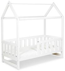 Детская кровать с выдвижной дополнительной кроватью LittleSky Liv, белый цв., 80 x 160 cm, без ящика для постельных принадлежностей, без матраса