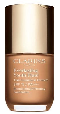 Skystas makiažo pagrindas Clarins Everlasting Youth Fluid, SPF 15, 108.5 cashew, 30 ml