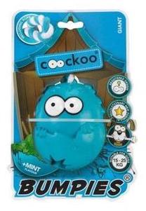 Žaislas šuniui, tąsymui Coockoo Bumpies, 10 cm, mėlyna sp., XL