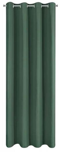 Naktinė užuolaida Adari, tamsiai žalia sp., 140 cm x 250 cm