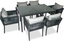 Lauko baldų komplektas Floriane Garden Vera 150, pilka sp., 1-6 vietų