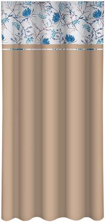 Nakts aizkari ZMS-007, balts krās./zila krās./bēša krās., 140 cm x 250 cm