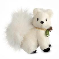 Figūrėlė, "Voverė", 15 cm, balta sp.