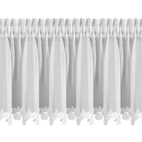 Dienas aizkari Lili, balta krās., 150 cm x 30 cm