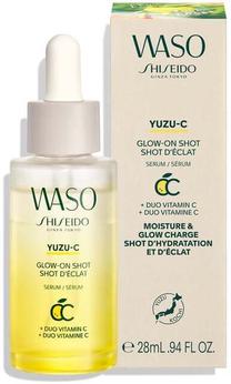 Sejas serums Shiseido Waso Yuzu-C Glow-On Shot, 28 ml
