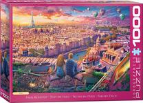 Dėlionė Eurographics Paris Rooftop 6000-5886, 67.6 cm x 48.9 cm, 1000 vnt., įvairių spalvų