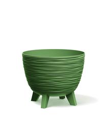 Gėlių vazonas Prosperplast Furu DFUR240-5615C, plastikinis, Ø 23.6 cm, žalia sp.