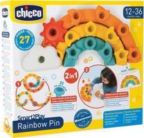 Konstruktorius Chicco Smart2Play Vaivorykštės segtukas, 27 vnt.