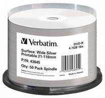 Ierakstāms kompaktdisks Verbatim, 4.7 GB, 50gab.