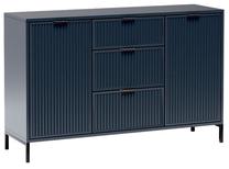 Komoda LS-2, mėlyna sp., 86.5 cm x 135 cm x 40.6 cm