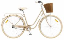 Dviratis miesto Classic Elegance 3, 28 ", ruda sp., su krepšeliu