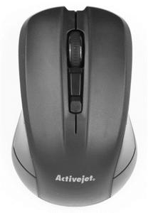 Belaidė kompiuterinė pelė ActiveJet AMY-304W, juoda sp.