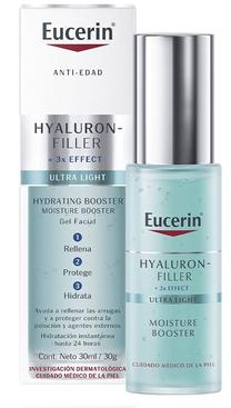 Veido gelis Eucerin Hyaluron-Filler Moisture Booster, 30 ml