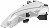 Priekinis pavarų perjungiklis SunRace FDM500 FROD12, plastikas/metalas, juoda sp./pilka sp.